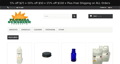 Desktop Screenshot of floridasunshineproducts.com